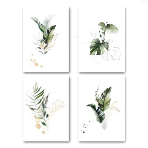 Watercolor Plant Canvas Wall Art