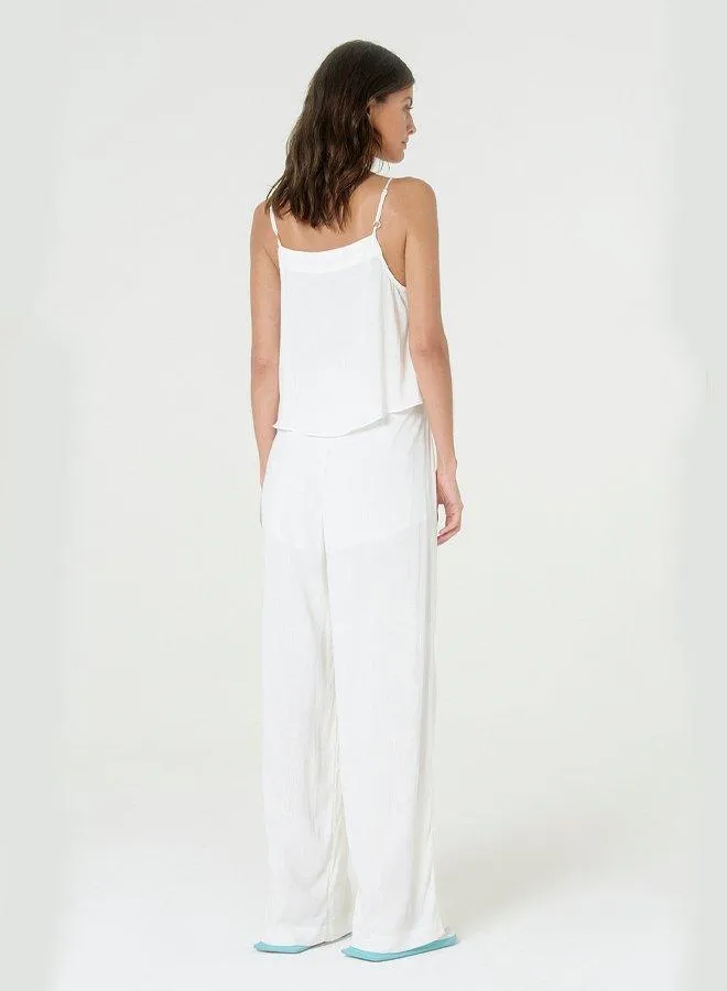 White Tank Top & Pants