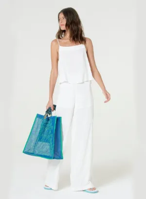 White Tank Top & Pants