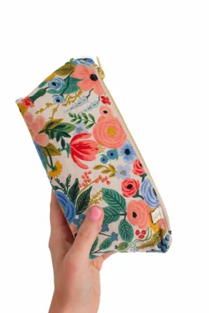 Wildwood Blue Canvas Stash Cosmetic Bag