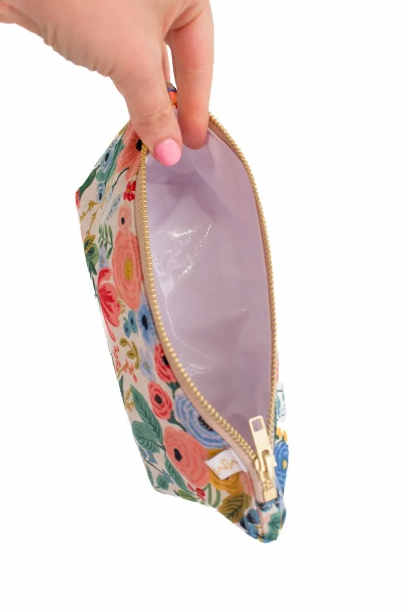Wildwood Blue Canvas Stash Cosmetic Bag