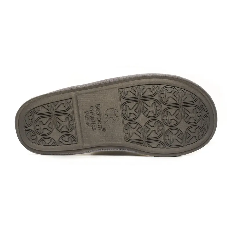William - Harris Tweed Mule - Grey / Charcoal Check