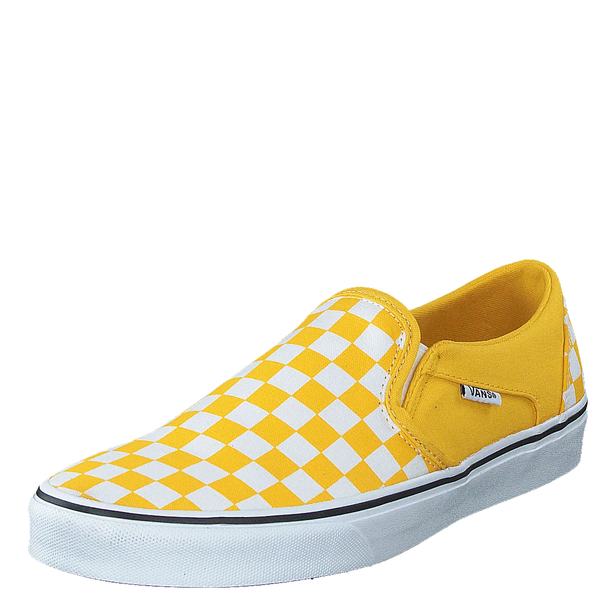 Wm Asher (checkerboard) Freesia/white