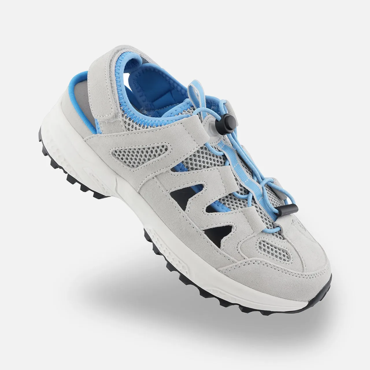 Women's Closed Toe Sandal - Gray/Blue