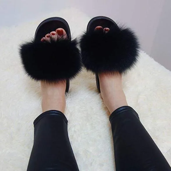 Women's Furry Slippers