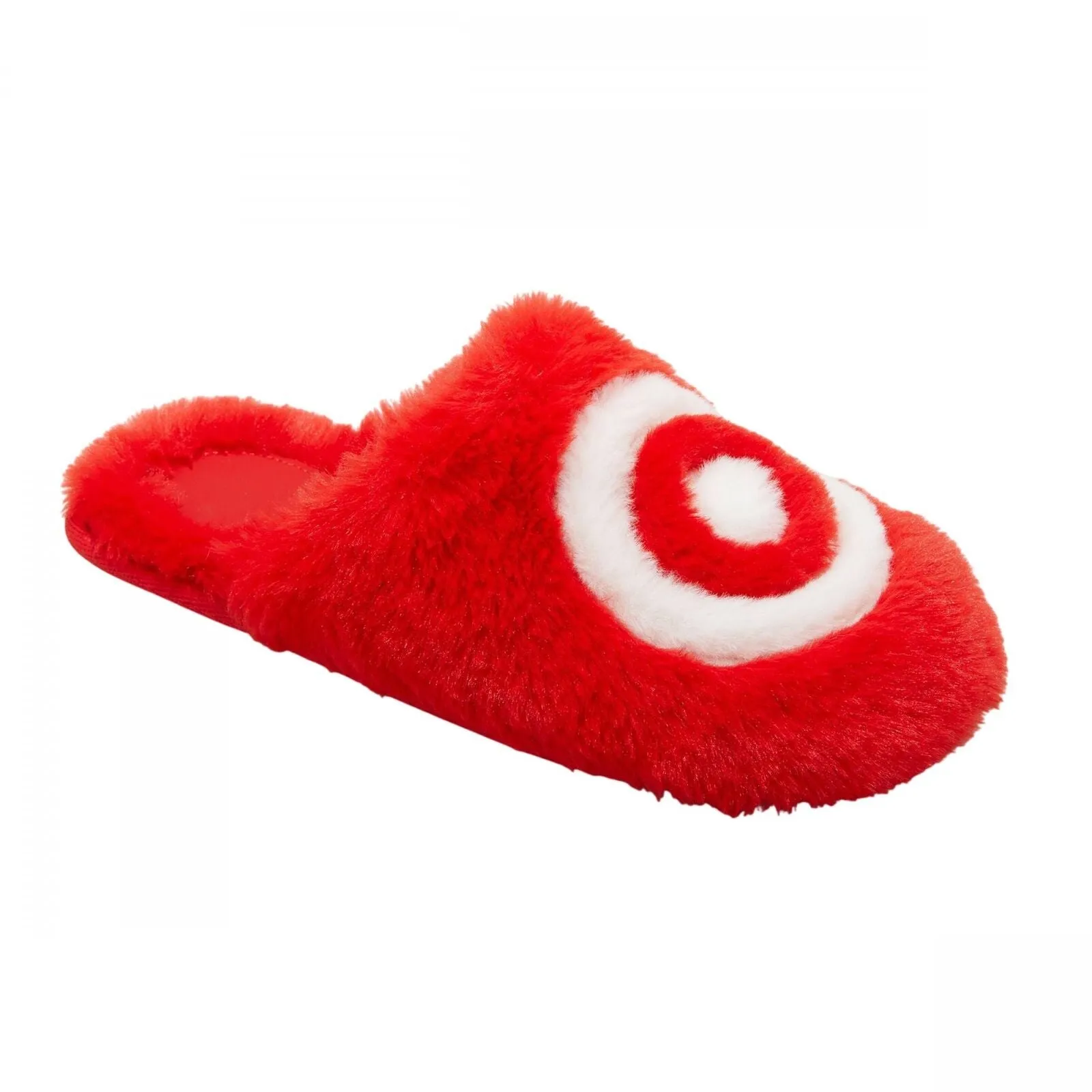 Wondershop Adult Womens Mens Bullseye Scuff Slippers Red L (W 9/10  M 7/8)