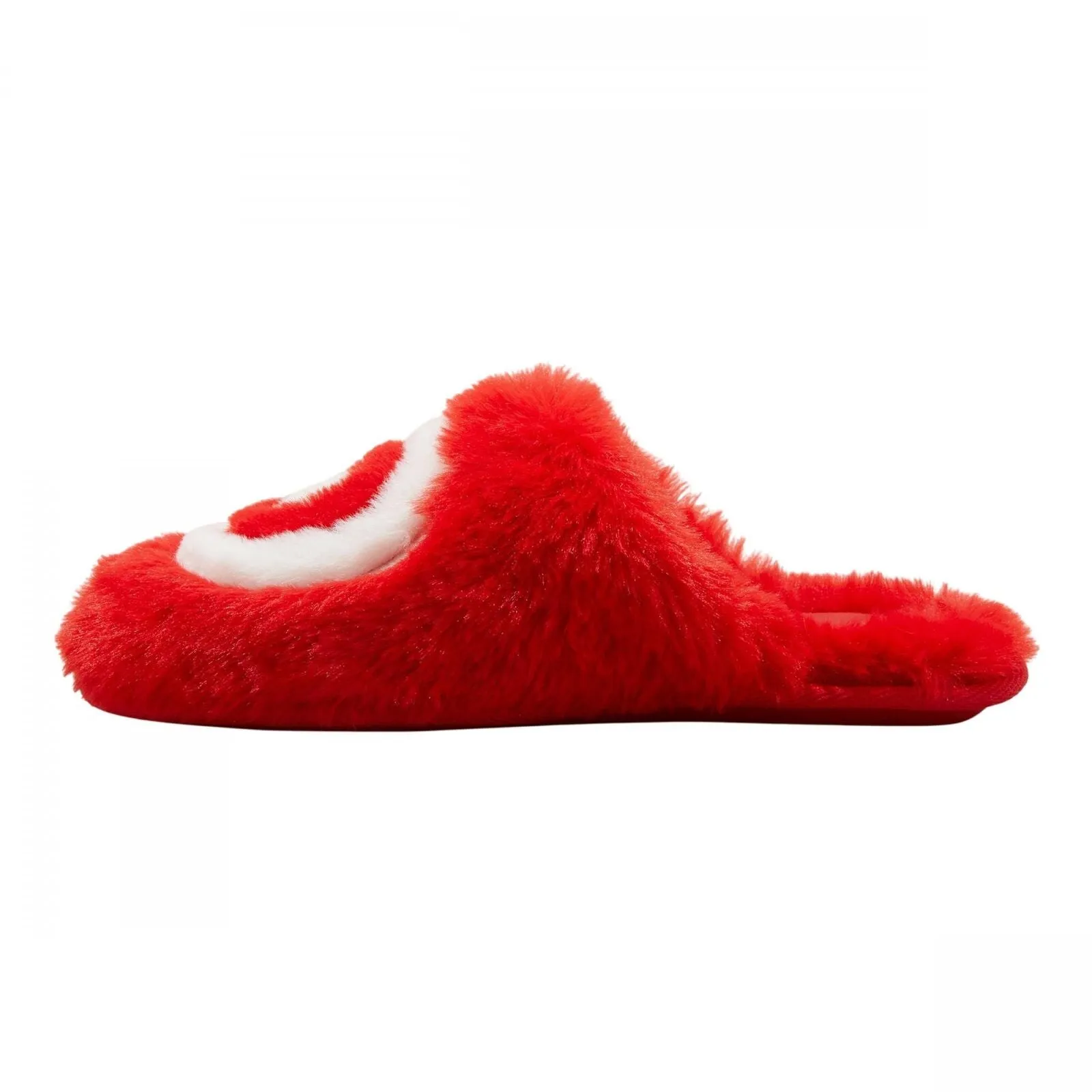 Wondershop Adult Womens Mens Bullseye Scuff Slippers Red L (W 9/10  M 7/8)