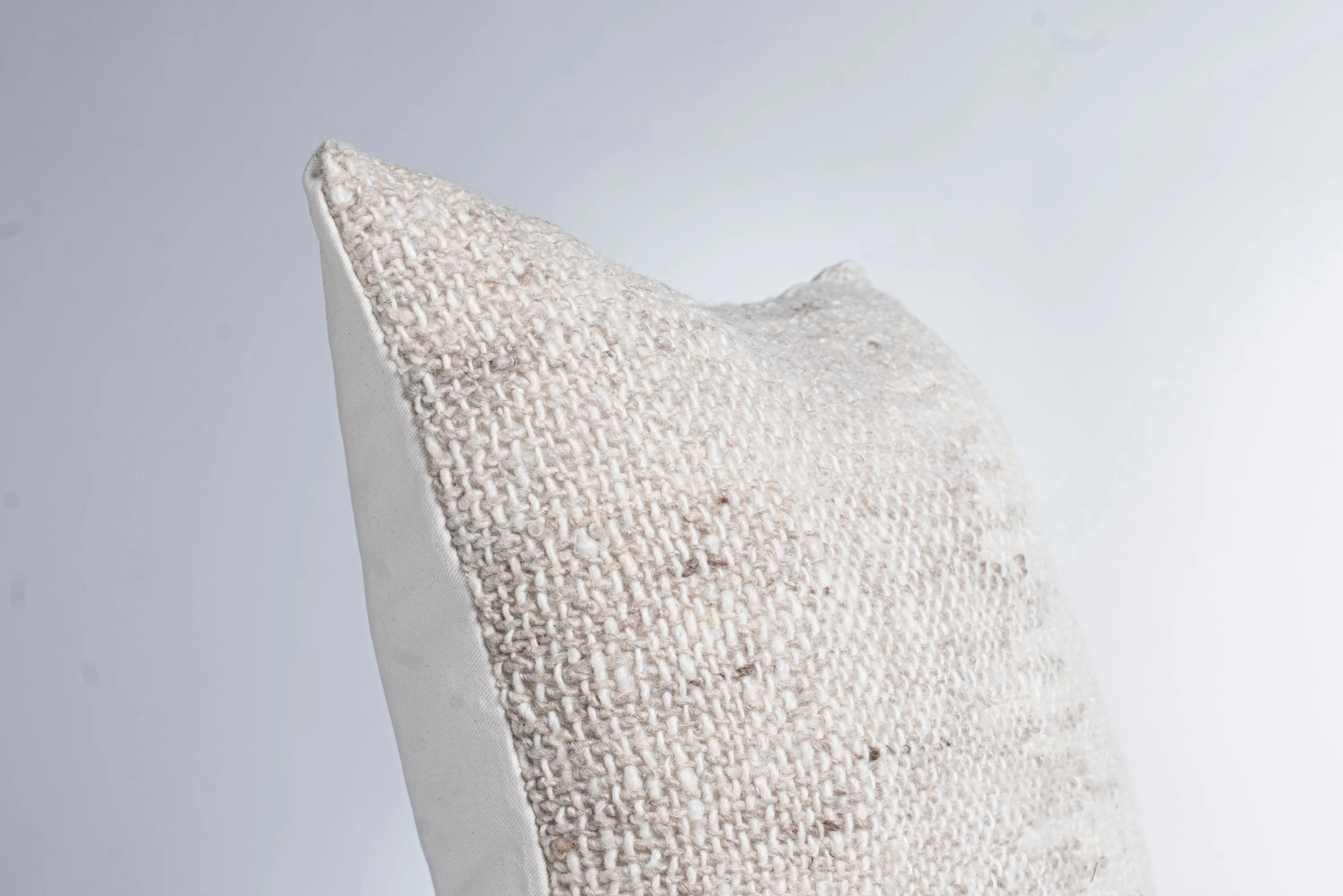 Wool Cushion Cover Zig-Zag Weaving 20x20