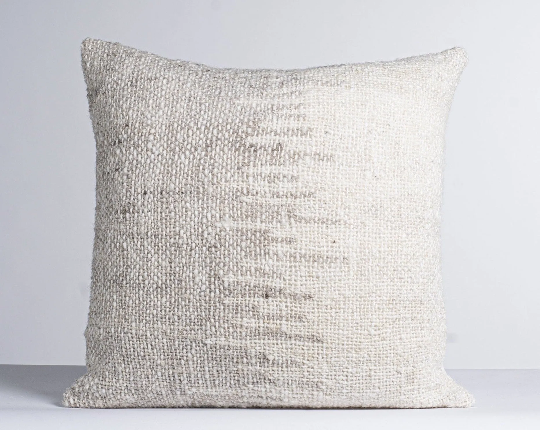 Wool Cushion Cover Zig-Zag Weaving 20x20