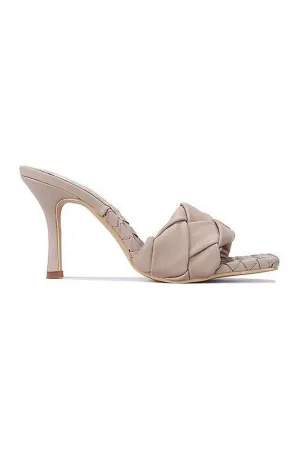Woven Mule- Nude