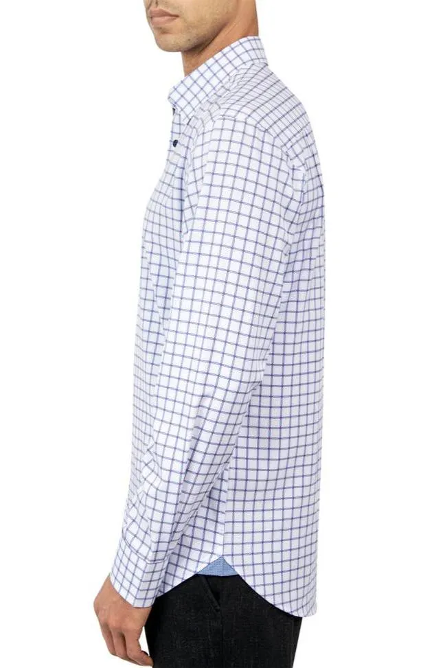 W.R.K. Check Geo Print in Regular Fit