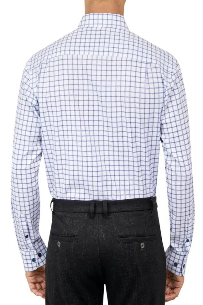 W.R.K. Check Geo Print in Regular Fit