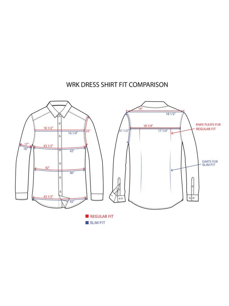 W.R.K. Check Geo Print in Regular Fit
